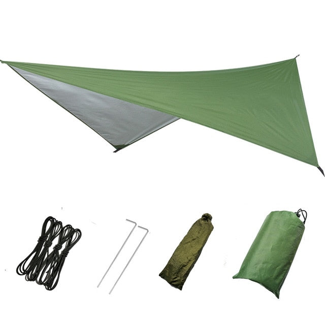 Waterproof Rain Fly, Tent Tarp, Lightweight Portable Waterproof, Ripstop Easily Fold, Sun Shelter UV Protection