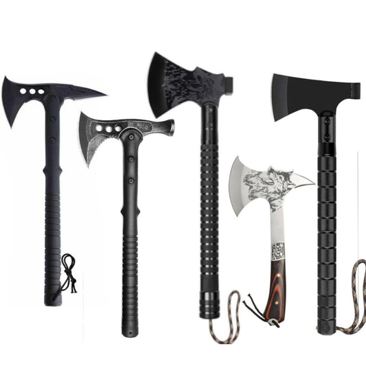 Survival Camping Axe Foldable Tactical Axe Multi Tool Kit