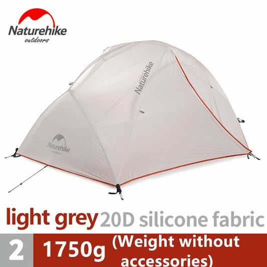 Naturehike Tent, Camping Tent, Ultralight 2 Person 4 Season 20D Silicone Tent