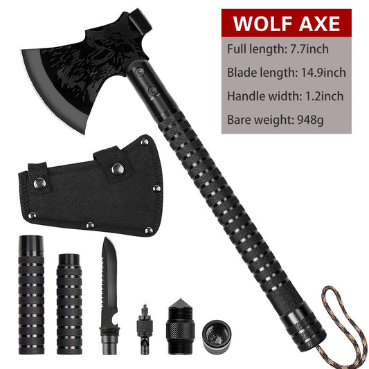 Tactical Axe Foldable Survival Camping Axe Multi Tool